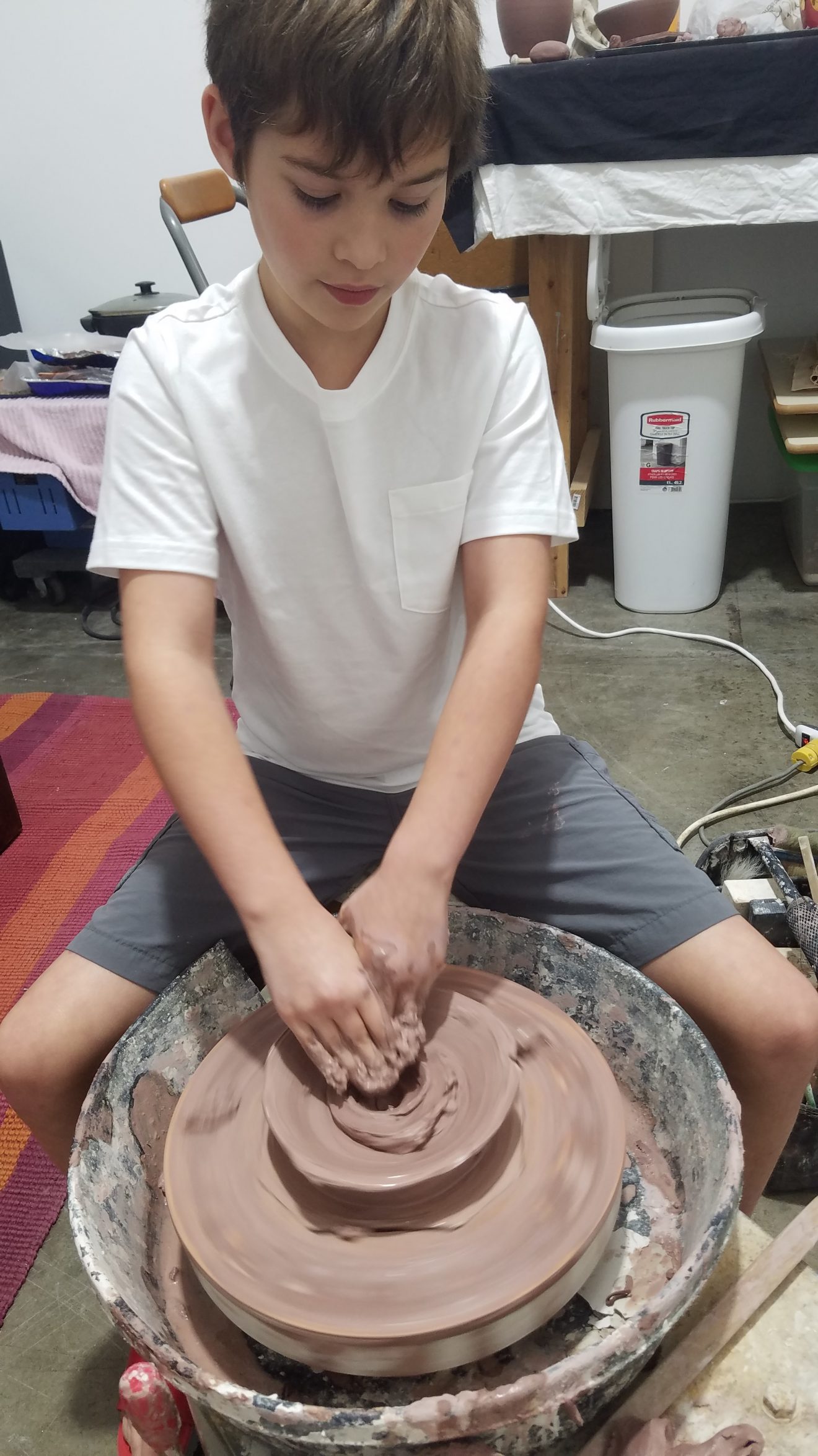 Elliot Wheel Throwing