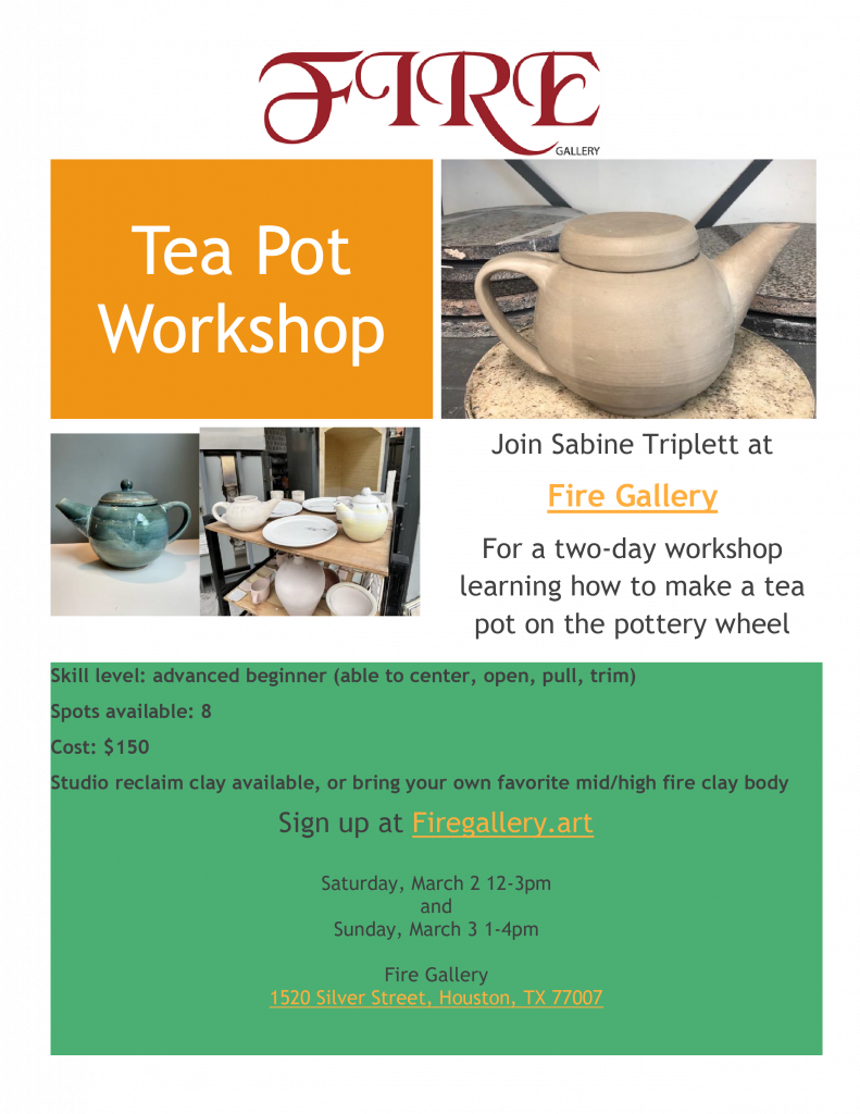 Tea Pot Workshop