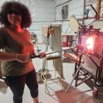 Fire gallery Glassblowing Class LeRoy