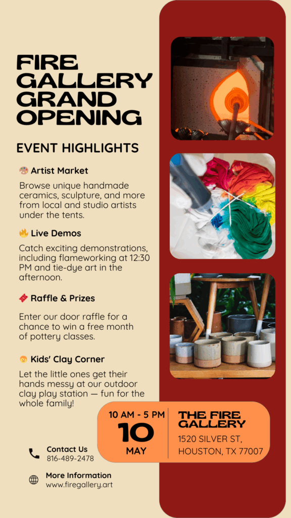 Fire Gallery Grand Opening Instagram and Facebook Story